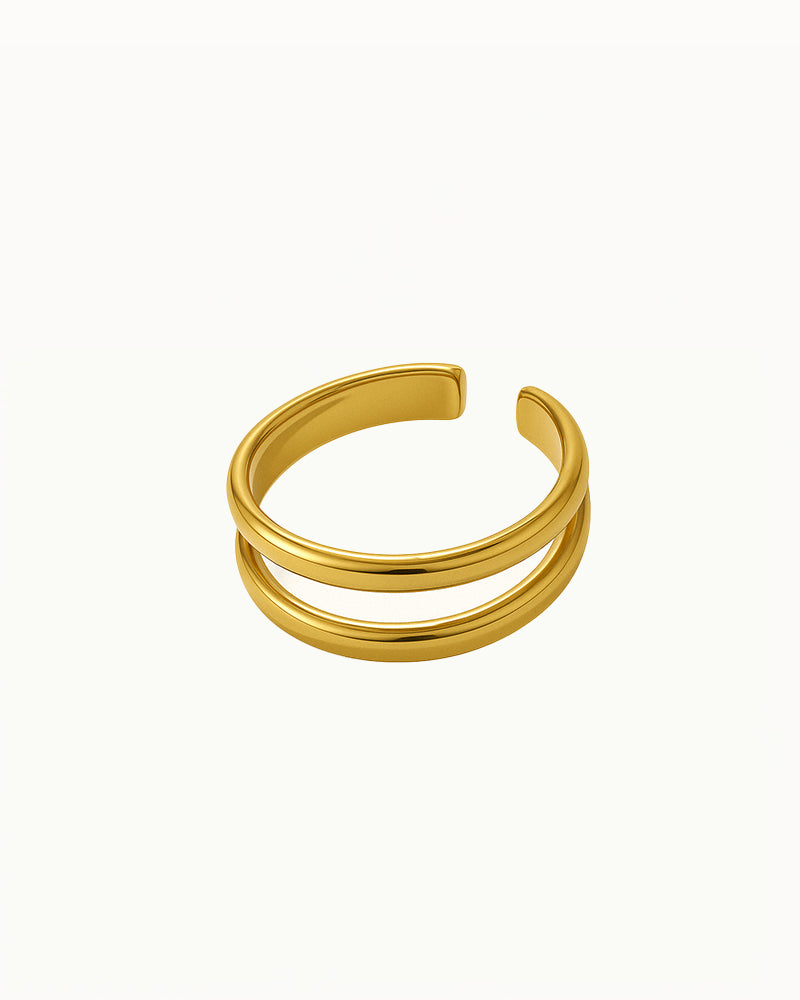 Statement Dubbel Ring - Charlotte - R20