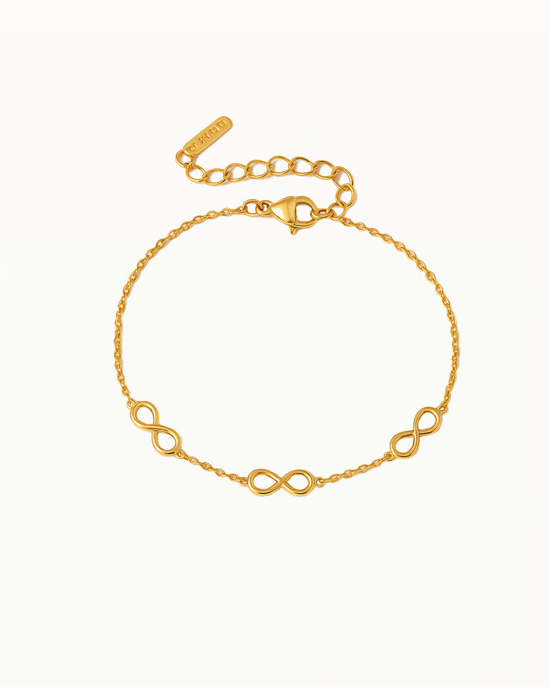 Gouden Infinity Armband - Brittany