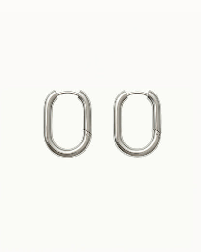 Ovale Chunky Oorringen - Nadia